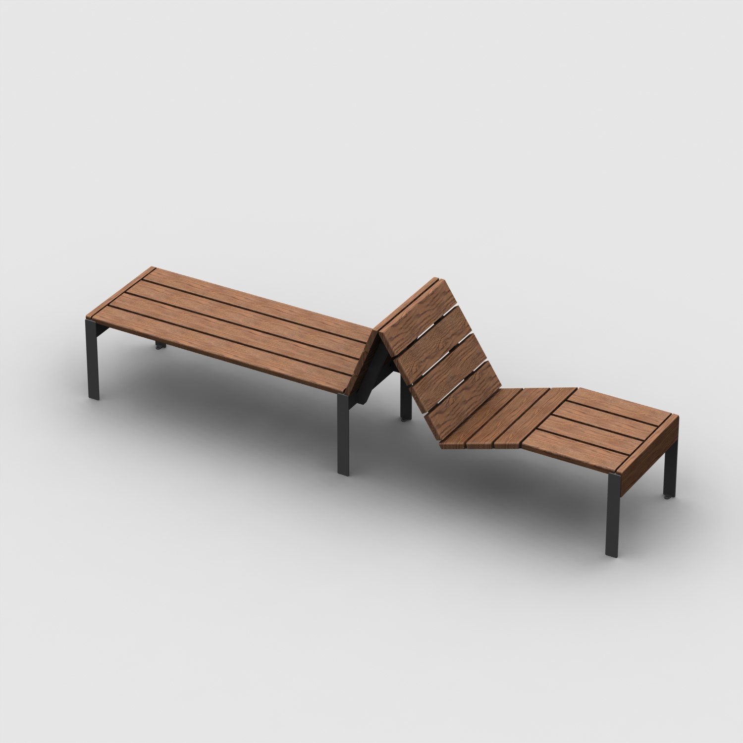 modular park bench JADA SET06