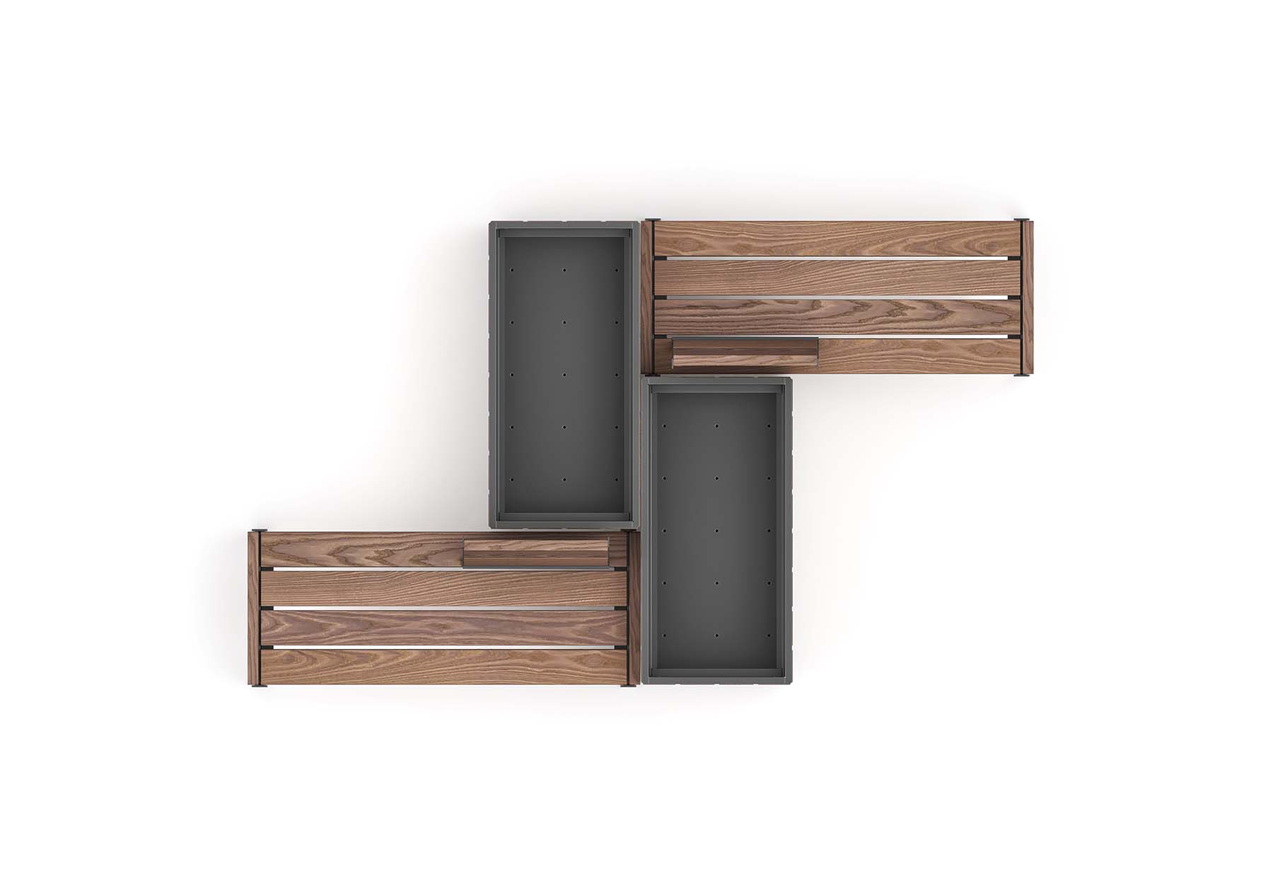 modular park bench JADA SET18