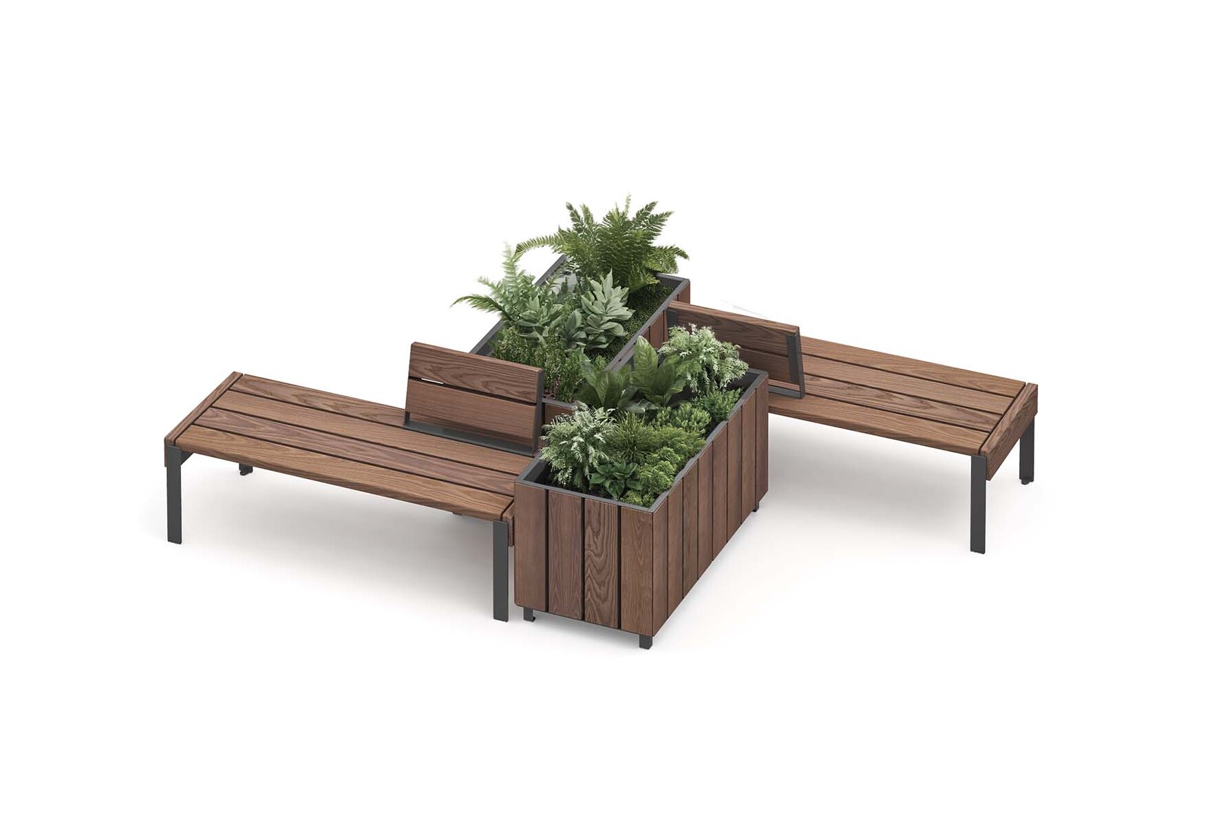 modular park bench JADA SET18